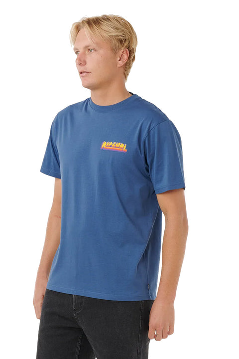 Rip Curl Surf Trip Tee - Light Navy - Side