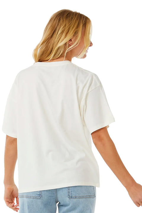 Rip Curl Tropical Tour Heritage Tee - Bone - Back
