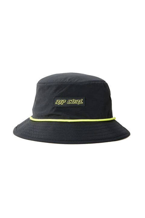 Rip Curl Vaporcool Foamie Mid Brim Hat - Black
