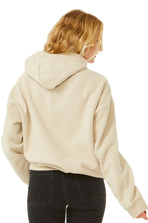 Rip Curl Varsity Hoodie - Natural - Back