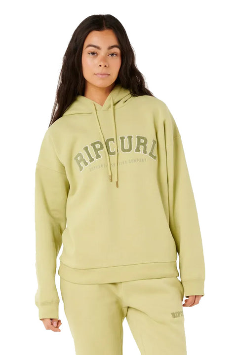 Rip Curl Varsity Hoodie - Sage- Front