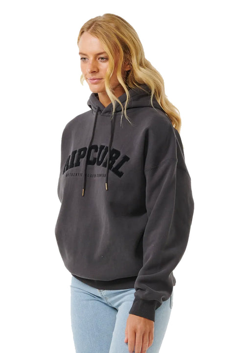 Rip Curl Olalla Hoodie- Washed Black- Side