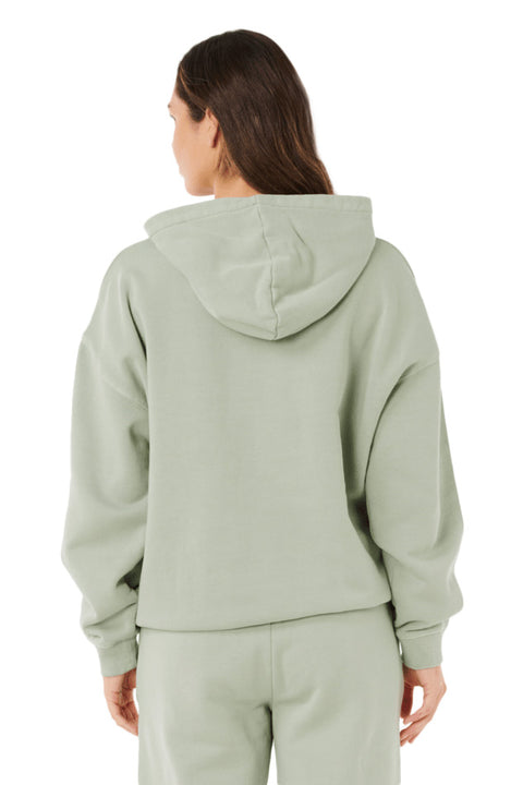 Rip Curl Varsity Sports Oversized Hoodie - Aqua Grey- Back