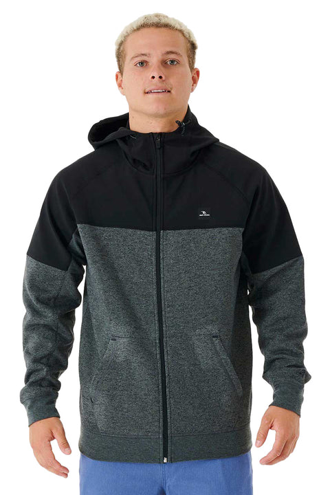 Rip Curl Viral Anti Series Zip Through Jacket - Grey Marle