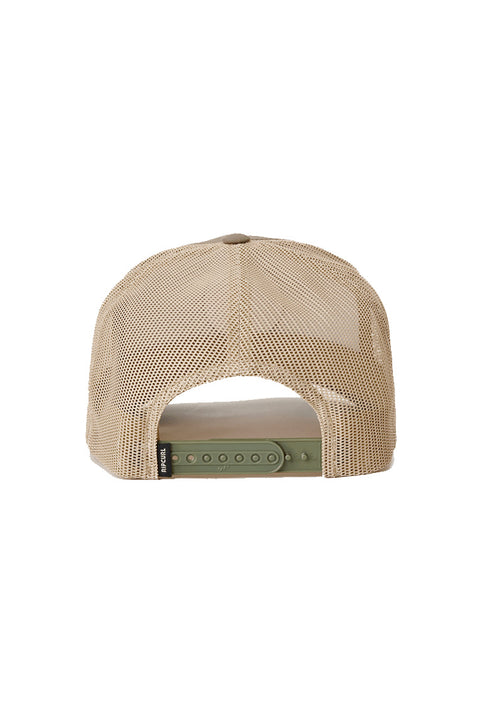 Rip Curl Wetsuit Icon Trucker Hat - Dusty Olive- Back