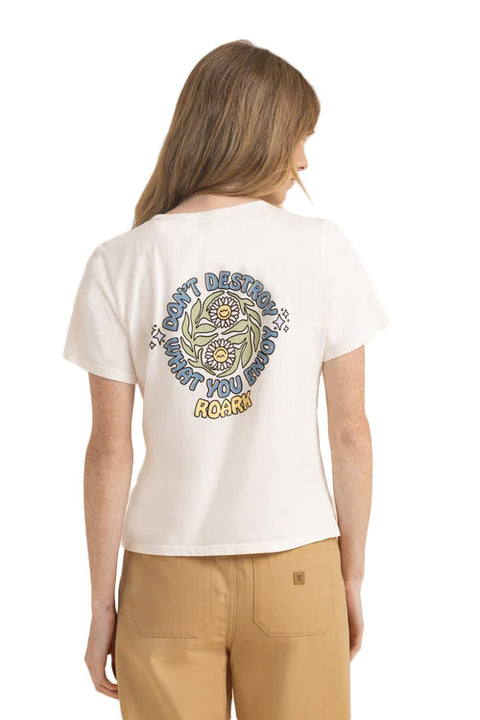 Roark Enjoy Everyday Premium Tee - Coconut - Back
