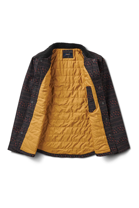 Roark Revival Hebrides Weatherproof Jacket - Wagara Coffee - Open