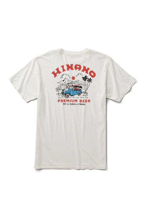 Roark Hinano Beer Caddy Tee - Off White - Back