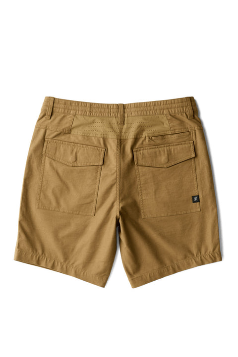 Roark Revival Layover Pro Traveler Short - Dark Khaki- Back