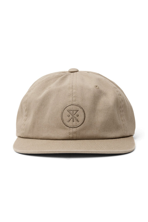 Roark Made To Fade 6 Panel Hat - Washed Fossil- front