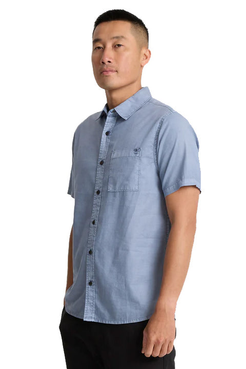 Roark Made To Fade SS Woven - Washed Slate- Side