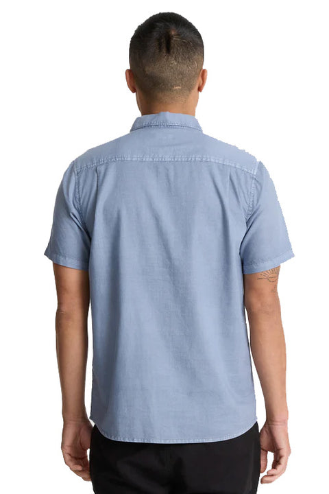 Roark Made To Fade SS Woven - Washed Slate- Back