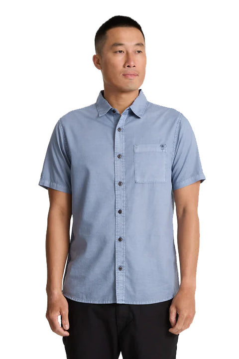 Roark Made To Fade SS Woven - Washed Slate- Front