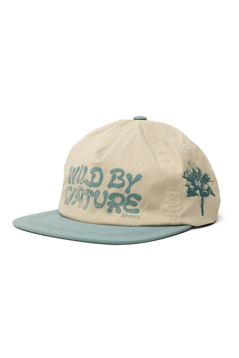 Roark Mathis 5 Panel Hat - Oatmeal- Side