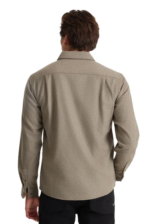 Roark Nordsman 2.0 Long Sleeve Flannel - Dusty Green- Back