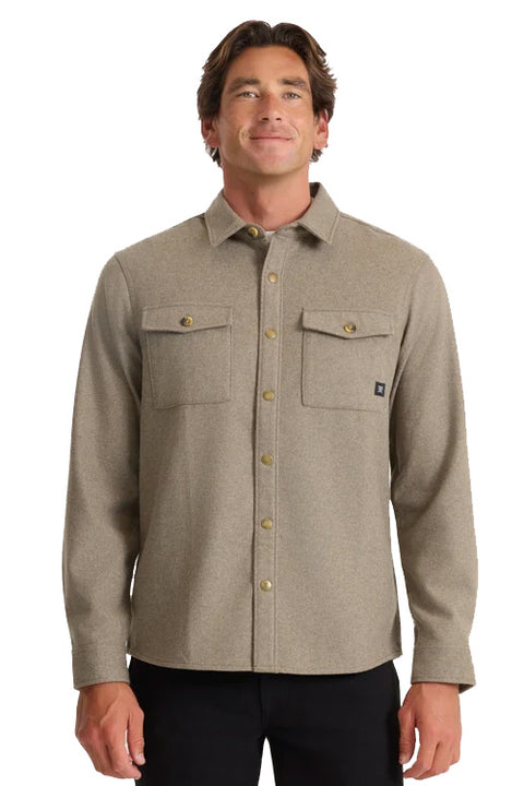 Roark Nordsman 2.0 Long Sleeve Flannel - Dusty Green- Front