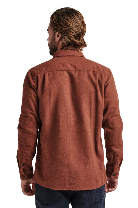 Roark Revival Nordsman Flannel - Red Wine - Back