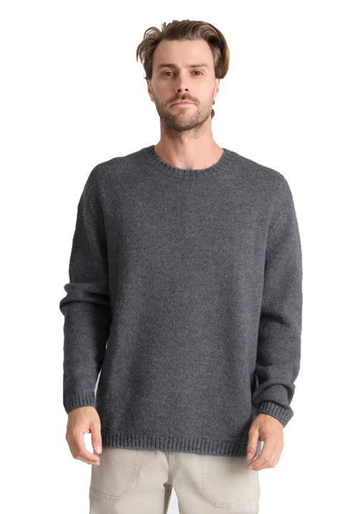 Roark Nordsman Wool Sweater - Charcoal- Front