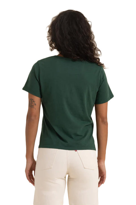 Roark Open Roads Everyday Premium Tee - Emerald - Back