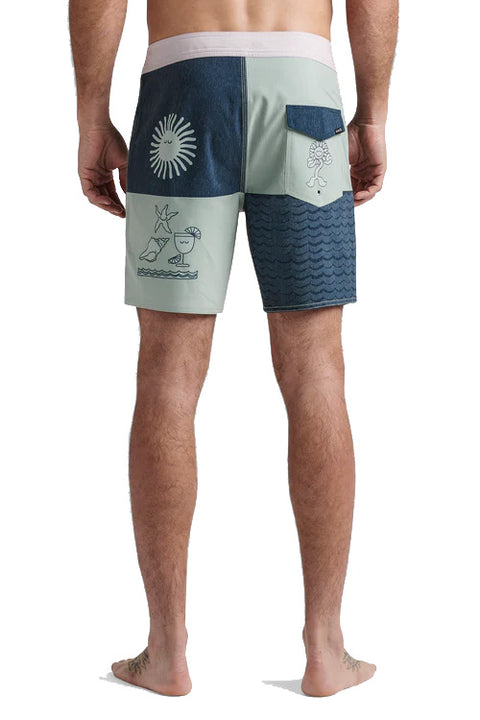 Roark Revival Passage 17" Boardshorts - Costa Chapporal - Back