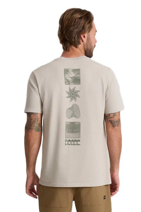 Roark Phonograph Tee - Fossil- Back