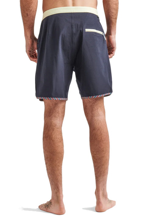 Roark Revival Chiller 17" Boardshorts - Tuamotu Dark Navy - Back
