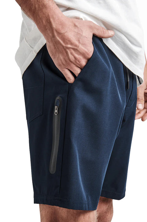Roark Revival Explorer 2.0 Hybrid Shorts - Dark Navy - Right Pocket Detail
