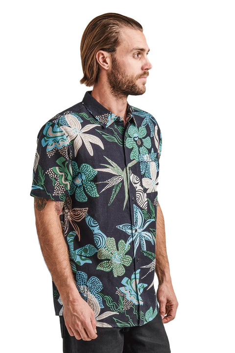 Roark Revival Journey Shirt - Paradiso Dark Navy - Side