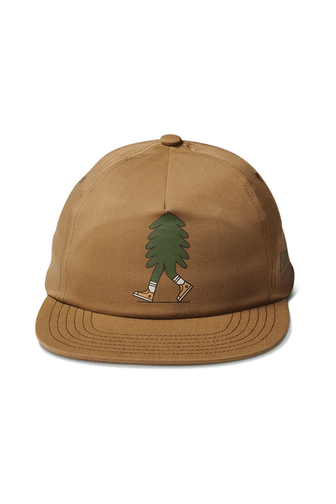 Roark Revival Layover Strapback Hat - Dark Khaki - Front