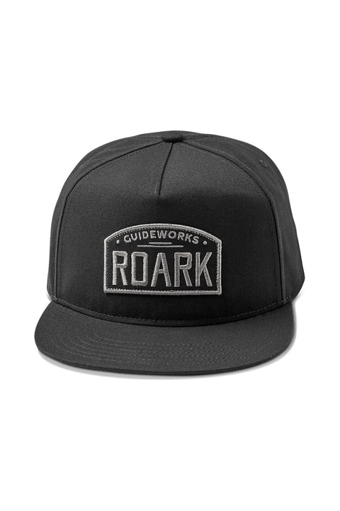 Roark Revival Station Snapback Hat - Black - Front