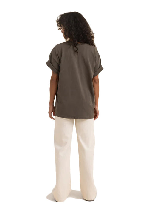Roark Road To Paradise Oversized Premium Tee - Mocha - Back