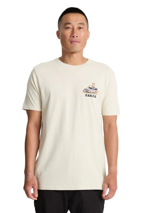 Roark Road Trip Club Tee - Ivory- Front