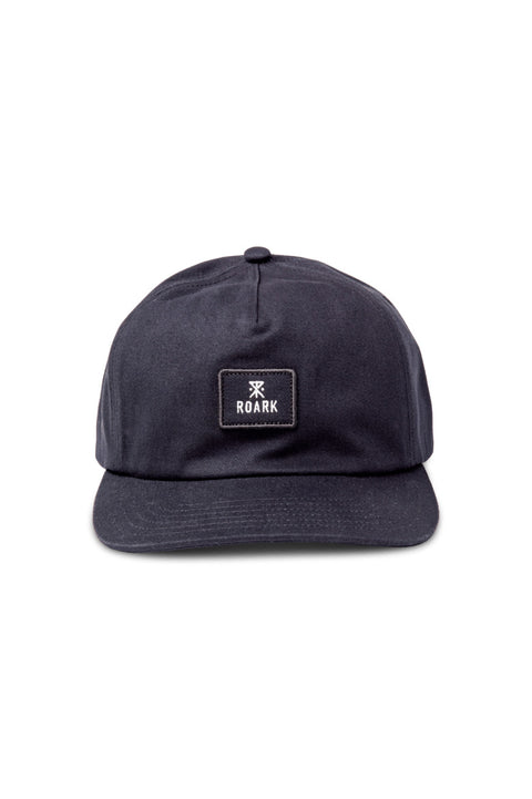 Roark Safecamp Snapback Hat - Black- Front
