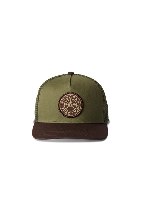Roark Station Trucker Hat - Dark Military - Front