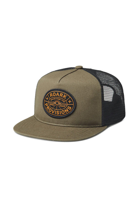 Roark Station Trucker Hat - Military / Pignoli