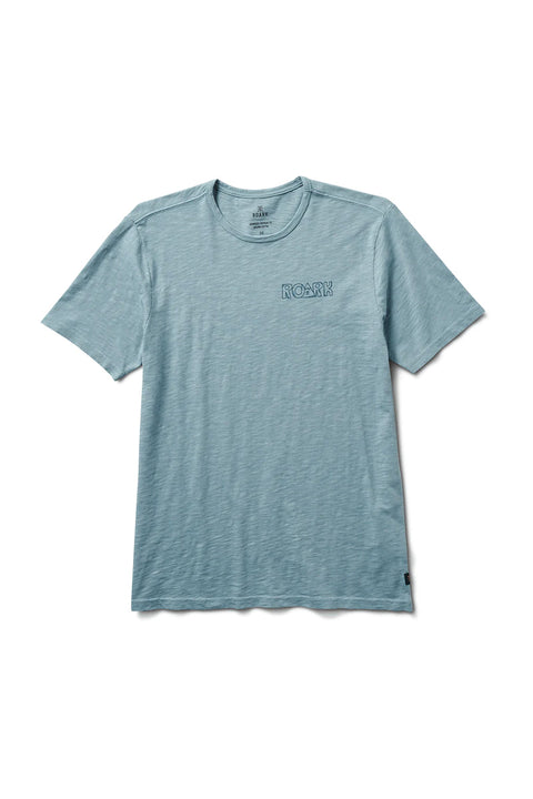 Roark Unhustle Tee - Dusty Blue - Front