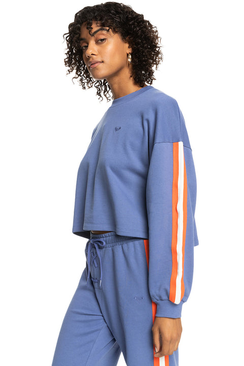 Roxy Bright Lights Sweatshirt - Marlin - Side
