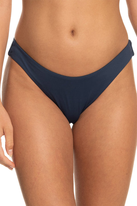 Roxy Beach Classics High Leg Bikini Bottoms - Mood Indigo
