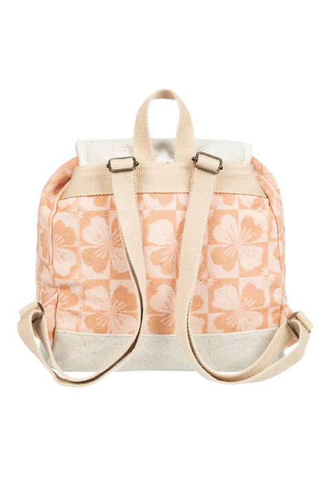 Roxy Cute Palm Small Backpack - Pale Dogwood Sun Clik - Straps