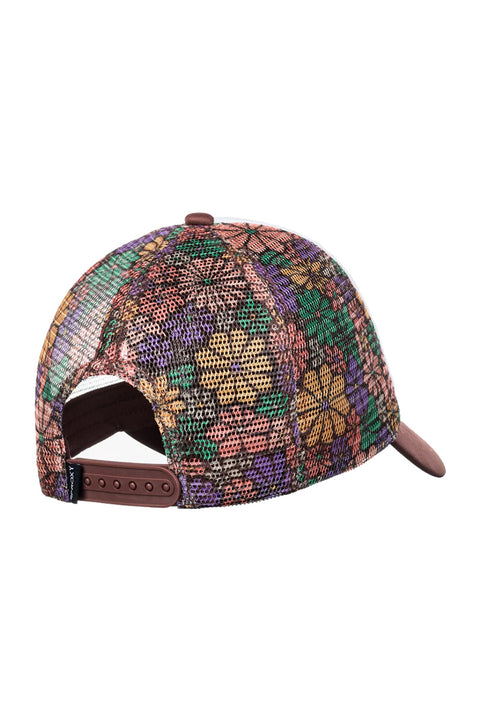 Roxy Donut Spain Trucker Hat - Root Beer All About Sol Mini - Back