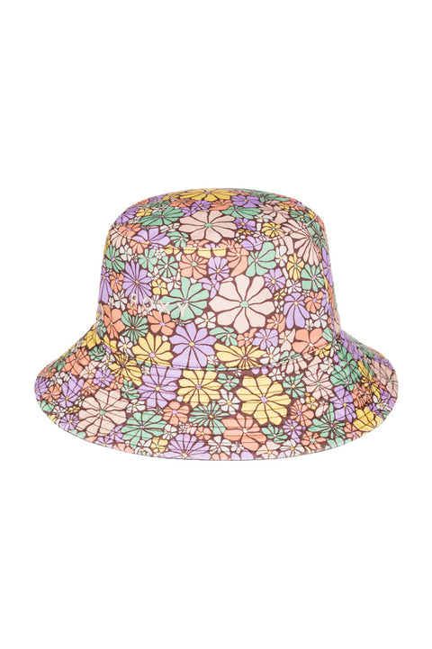 Roxy Jasmine Paradise Reversible Sun Hat - Root Beer All About Sol Mini
