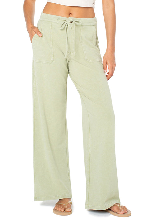 Roxy Smooth Ride Pant - Sage Solid- Front