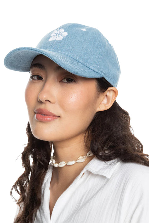 Roxy Sparking Cupcake Baseball Hat - Bel Air Blue - On Model