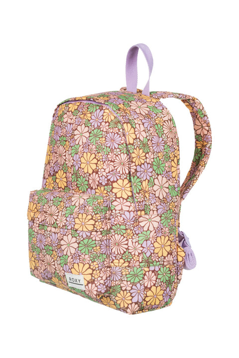 Roxy Sugar Baby Canvas Small Backpack - Root Beer All About Sol Mini - Side