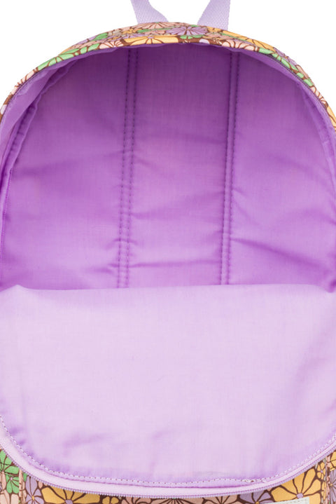 Roxy Sugar Baby Canvas Small Backpack - Root Beer All About Sol Mini - Interior