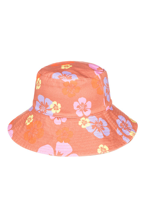 Roxy Surf.Kind.Kate. Bucket Hat - Sunburn Positivity Paradise - Back No Model