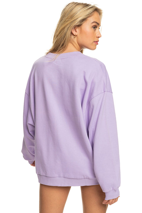 Roxy Surf.Kind.Kate. Sweatshirt - Purple Rose - Back