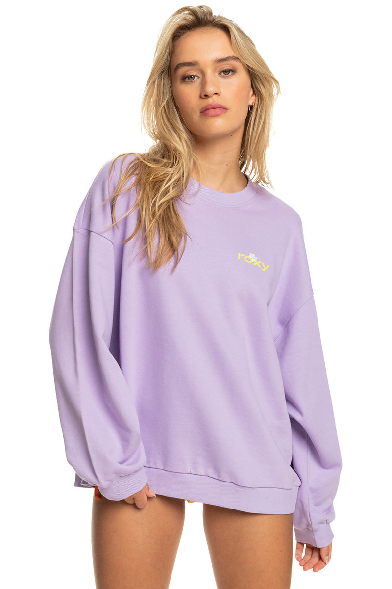 Surf.Kind.Kate. | Sweatshirt - Roxy Purple Company Moment Surf Rose