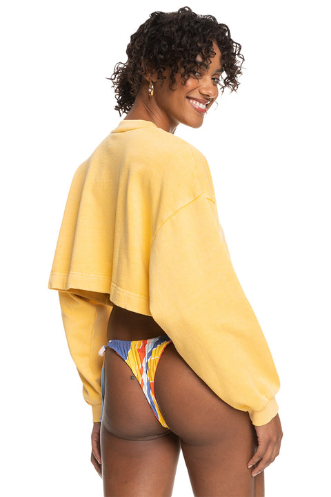 Roxy Surf Safari Sweatshirt - Daylily - Back