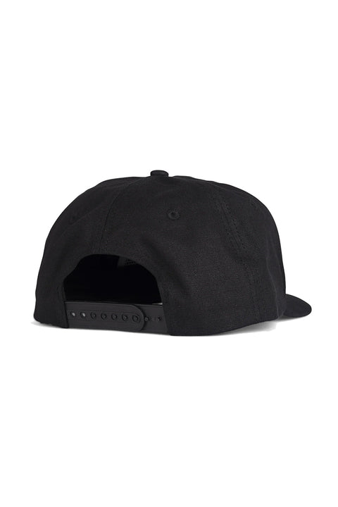 Salty Crew A-Frame 5 Panel Hat - Black- Back